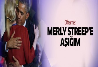 Obama: Meryl Streep'e aşığım bunu Michelle de biliyor