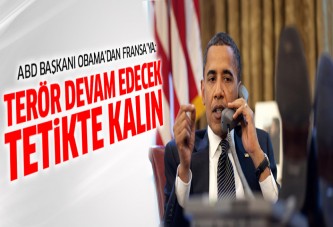 Obama'dan Fransa'ya terör uyarısı