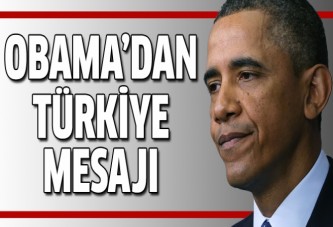 Obama'dan mesaj var