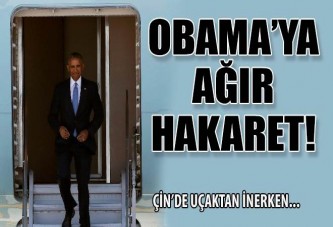 Obama'yı Çin'de böyle karşıladılar