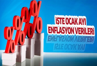 Ocak ayı enflasyon verileri açıklandı