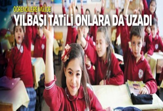 Öğrencilere müjde: Yılbaşı tatili onlara da uzadı