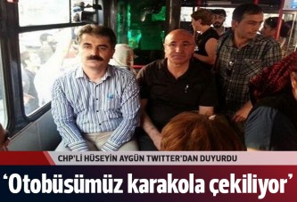 'Otobüsümüz karakola çekiliyor' iddiası