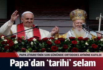 Papa Francesco, Ortodoks ayinine katıldı