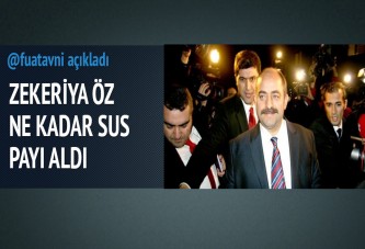 Paralel yapı Zekeriya Öz'e kaç para sus payı verdi? Fuat Avni açıkladı