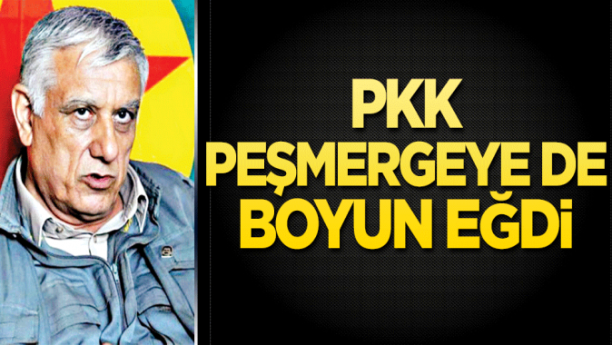 PKK peşmergeye de boyun eğdi