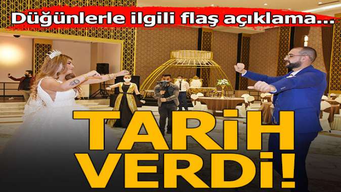 Profesör tarih verdi: Düğünler yapılabilir!