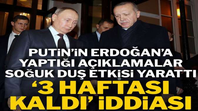 Putin’in Erdoğan’a söylediği söz Dünya’yı endişelendirirken yeni iddia ortaya atıldı