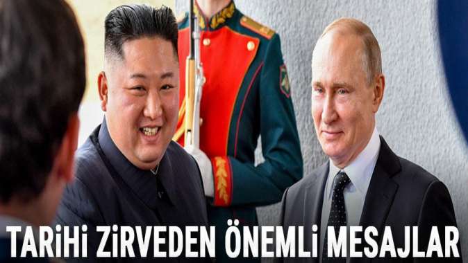 Putin ve Kim Jong-un bir araya geldi