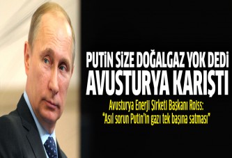 Putin'in doğalgaz resti Avusturya'yı karıştırdı