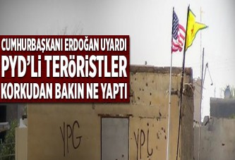 PYD'li teröristler korkudan ne yapacağını şaşırdı.