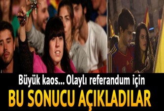 Referandum sonuçları açıklandı!