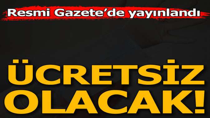 Resmi Gazetede yayınlandı! Corona virüse yakalanan tüm vatandaşlar...