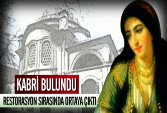 Restorasyon sırasında kabri bulundu