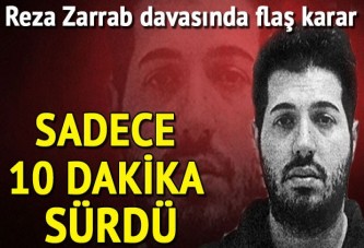 Reza Zarrab'ın duruşması 6 Eylül'e ertelendi