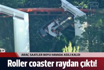 Roller Coaster raydan çıktı