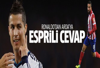 Ronaldo'dan Arda'ya esprili cevap