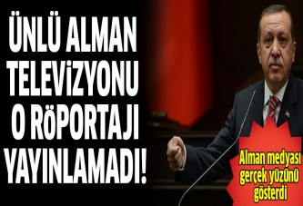 RTL'nin yayınlayamadığı Erdoğan röportajı