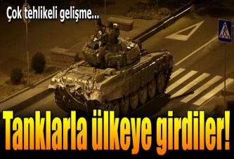 Rus tankları Ukrayna'ya girdi iddiası!