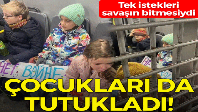 Rusya şimdi de ilkokul çocuklarını tutukladı