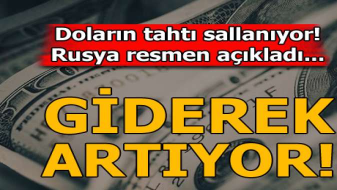 Rusyadan flaş dolar açıklaması!