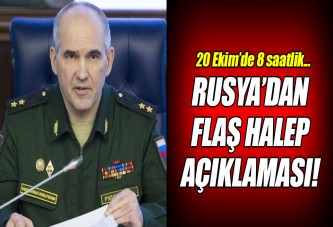 Rusya'dan flaş Halep açıklaması!