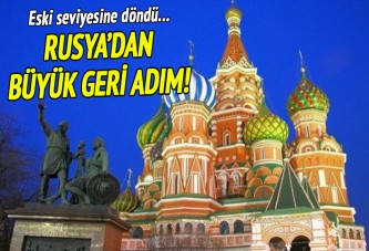 Rusya'dan geri adım!