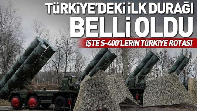 S-400lerin Türkiyede ilk durağı Akıncı Hava Üssü olacak.