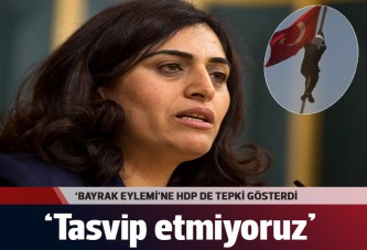 Sabahat Tuncel: Bayrak indirilmesini tasvip etmiyoruz