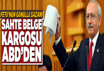 Sahte belge kargosu ABD'den.