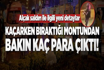 Saldırganın bıraktığı montun üzerinden para çıktı!.