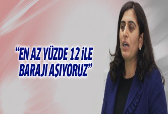 Sebahat Tuncel: Seçimde en az yüzde 12 bekliyoruz