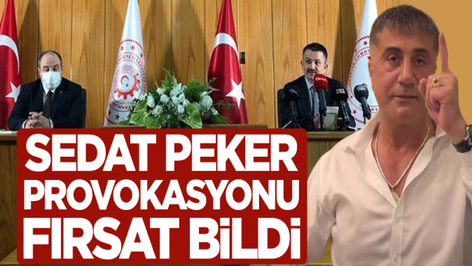 Sedat Peker provokasyonu fırsat bildi