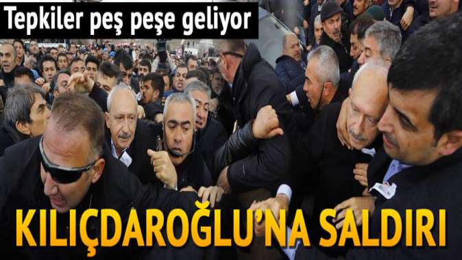 Şehit cenazesinde Kılıçdaroğluna saldırı