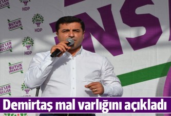 Selahattin Demirtaş mal varlığını açıkladı