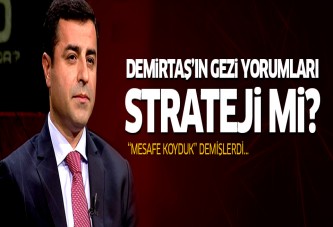 Selahattin Demirtaş'ın Gezi Parkı yorumu bir strateji mi?