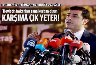 Selahattin Demirtaş'tan Başbakan Erdoğan'a çağrı