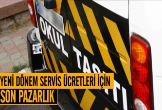 Servis ücretleri için son pazarlık