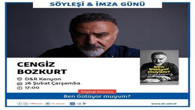 Sevilen oyuncu Cengiz Bozkurt’un ilk kitap heyecanı