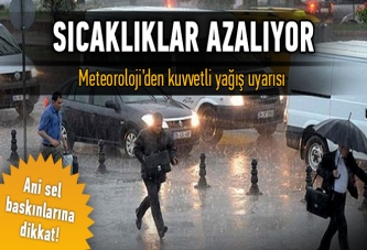 Sıcaklıklar azalıyor