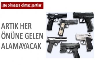 Silah ruhsatı için eğitim şart