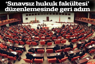 'Sınavsız hukuk fakültesi' düzenlemesi Yargı paketinden çıkarıldı