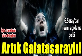 Sneijder artık Galatasaraylı.!