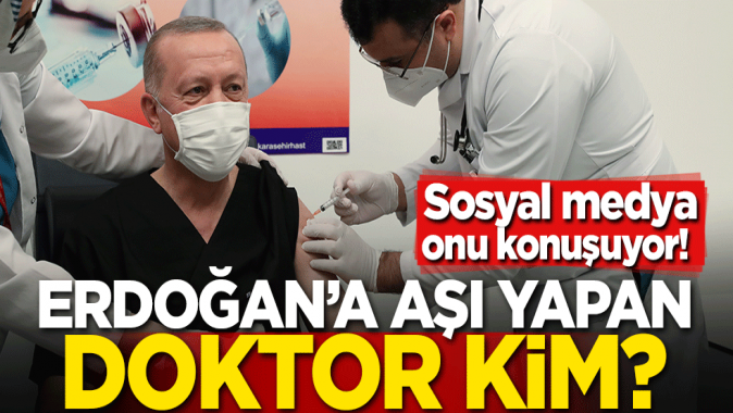 Sosyal medya onu konuşuyor! Erdoğana aşı yapan doktor kim?