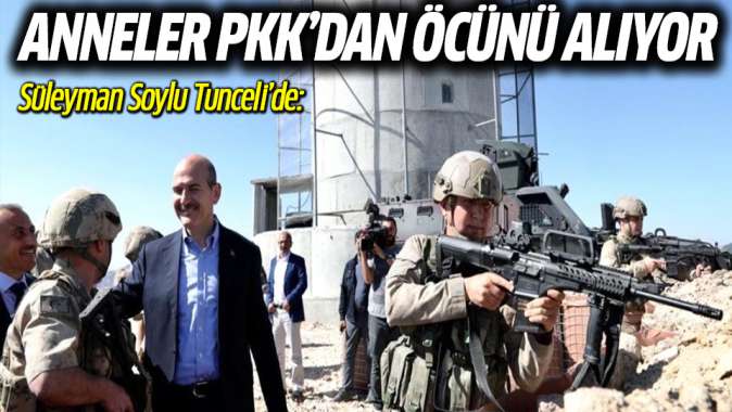 Soylu: Anneler terör örgütünden öcünü alıyor