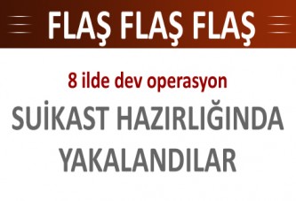 Suikast hazırlığında yakalandılar