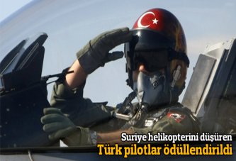 Suriye helikopterini düşüren askerlere ödül