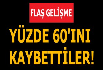 Suriye'li muhalifler yüzde 60'ını kaybetti!