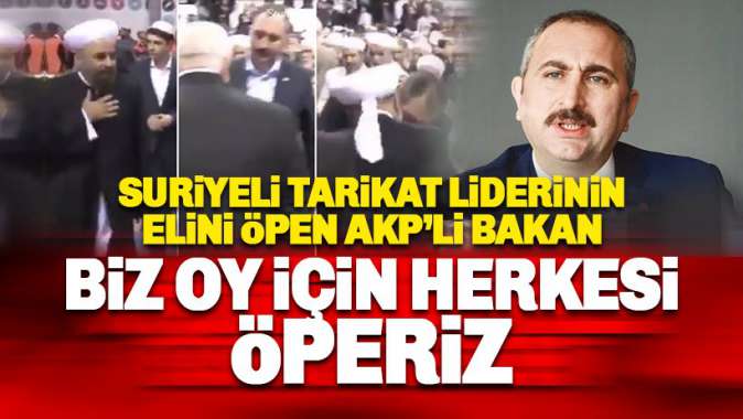 Suriyeli Tarikat Liderinin Elini Öpen Bakan Gül: Hatırlamıyorum ama