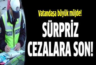 'Sürpriz' trafik cezalarına son